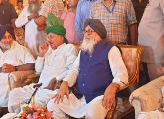 अर्जुन चौटाला की जस्मीन कौर से सगाई, दादा ओमप्रकाश चौटाला ने दिया आशिर्वाद