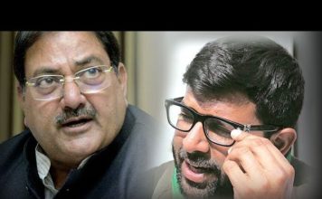 चौधरी देवीलाल की फोटो पर अभय सिंह चौटाला और दिग्गविजय सिंह आमने-सामने!