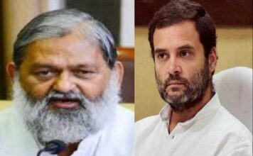 अनिल विज ने कांग्रेस अध्यक्ष राहुल गांधी के कोरोना पॉजिटिव होने पर निशाना साधा, कि दिल्ली में दिक्कत हो तो हरियाणा आएं।
