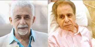 Dilip Kumar and Naseeruddin Shah