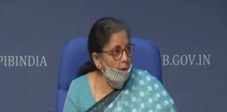 finance minister nirmala sitharaman