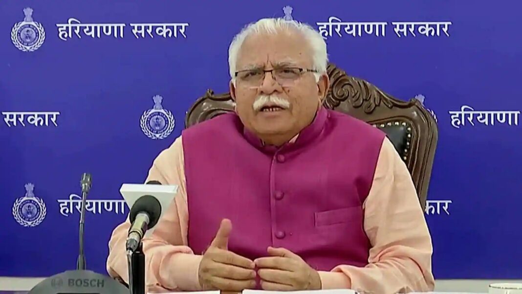 CM Manohar Lal Khattar