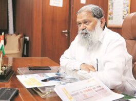 Haryana Health Minister Anil Vij