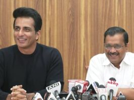 Delhi CM Arvind Kejriwal & Actor Sonu Sood