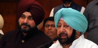 Punjab CM Amarinder Singh & Navjot Singh Sidhu