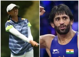 Aditi Ashok misses golf Medal Bajrang Punia Bronze Today