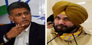 Manish Tewari & Navjot Singh Sidhu