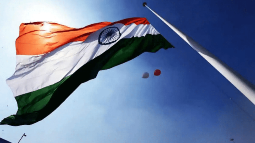 Independence Day National Flag 100 Feet Hoisted