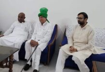 Om Prakash Chautala and Deve Gowda Meet