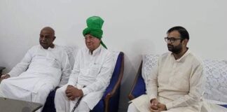 Om Prakash Chautala and Deve Gowda Meet