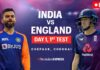 India & England Match