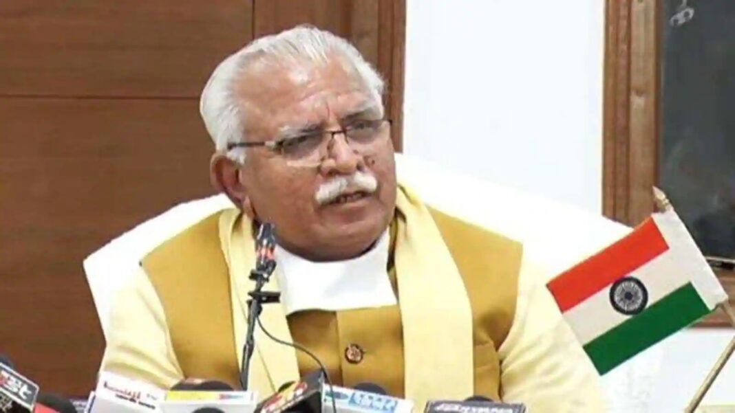 CM Manohar Lal Khattar