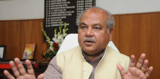 Agriculture Minister Narendra Singh Tomar