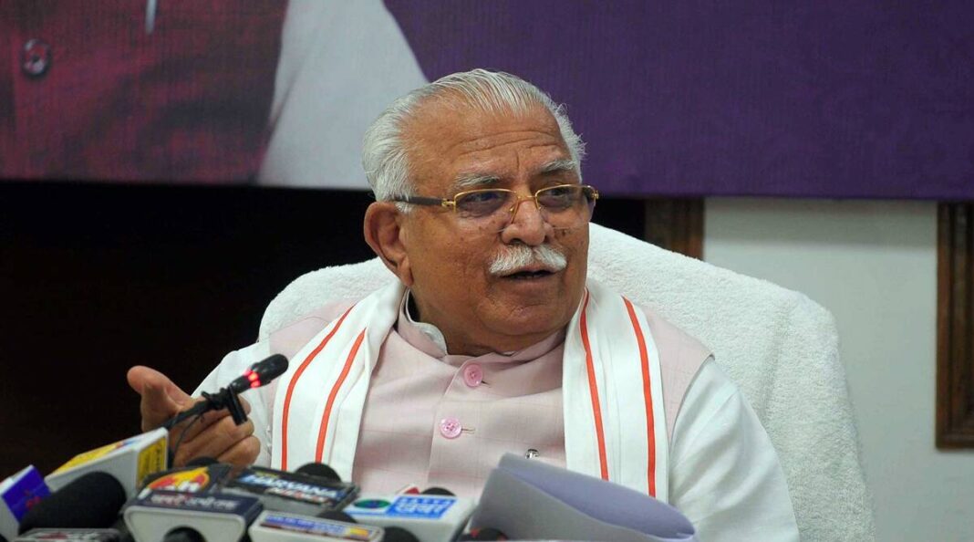 CM Manohar Lal Khattar