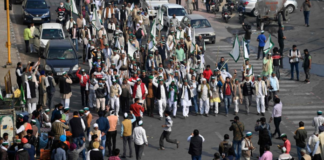 National Highway Farmer Protest