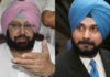 Captain Amarinder Singh & Navjot Singh Sidhu