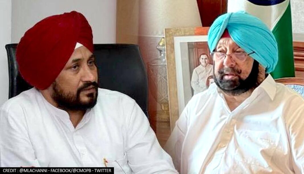 Captain Amarinder Singh & Charanjit Singh Channi