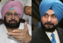 Captain Amarinder Singh & Navjot Singh Sidhu