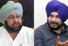 Navjot Singh Sidhu & Captain Amarinder Singh