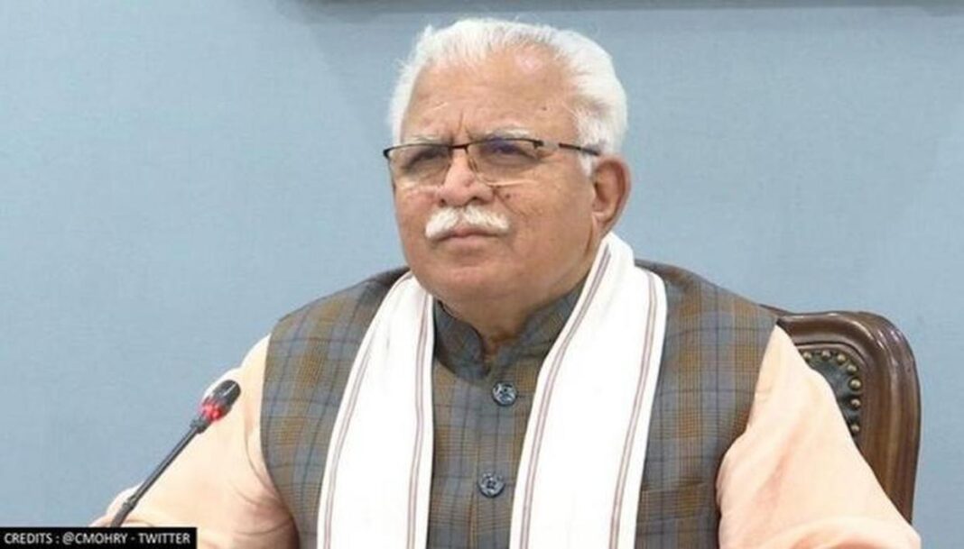 CM Manohar Lal Khattar