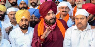 Navjot Singh Sidhu & CM Charanjit Singh Channi