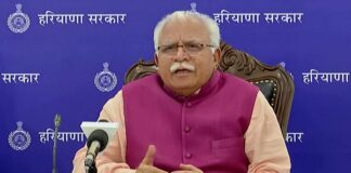 CM Manohar Lal Khattar