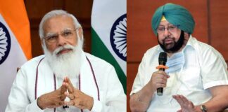 Captain Amarinder Singh & PM Narendra Modi