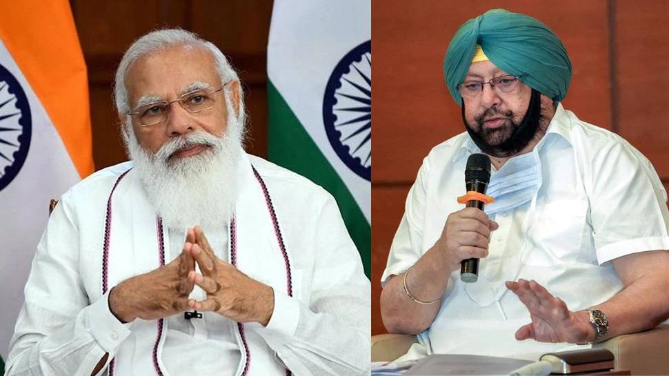 Captain Amarinder Singh & PM Narendra Modi Captain Amarinder Singh & PM Narendra Modi