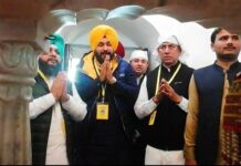 Navjot Singh Sidhu, Kartarpur Sahib Gurdwara