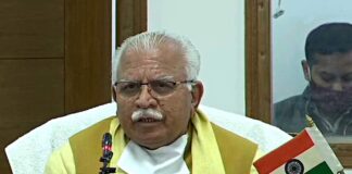 Haryana CM Manohar Lal Khattar