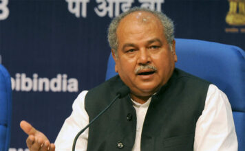 Agriculture Minister Narendra Singh Tomar