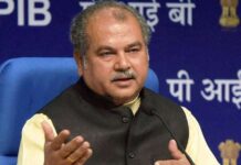 Union Agriculture Minister Narendra Singh Tomar