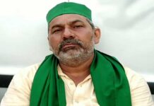 Farmer leader Rakesh Tikait