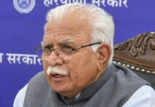 Haryana CM Manohar Lal Khattar