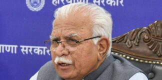 Haryana CM Manohar Lal Khattar