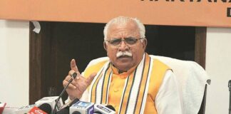 Haryana CM Manohar Lal Khattar