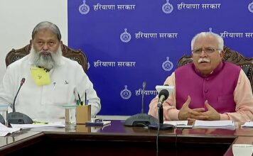 Haryana CM Manohar Lal Khattar & HM Anil Vij