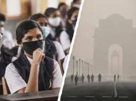 Delhi Pollution School Closed