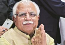 Haryana CM Manohar Lal Khattar