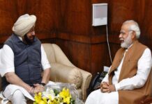 Punjab Captain Amarinder Singh & PM Narendra Modi