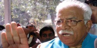 Haryana CM Manohar Lal Khattar