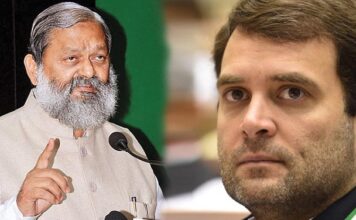 हरियाणा के गृह मंत्री अनिल विज ने राहुल गांधी पर किया पलटवार, बोले ये हिन्दुत्ववादियों का नहीं, हिन्दुओं का देश है Anil Vij & Rahul Gandhi