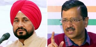 Punjab CM Charanjit Singh Channi & Delhi CM Arvind Kejriwal