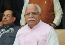 Haryana CM Manohar Lal Khattar