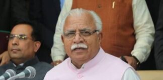 Haryana CM Manohar Lal Khattar