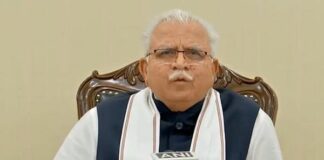 Haryana CM Manohar Lal Khattar