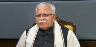 Haryana CM Manohar Lal Khattar