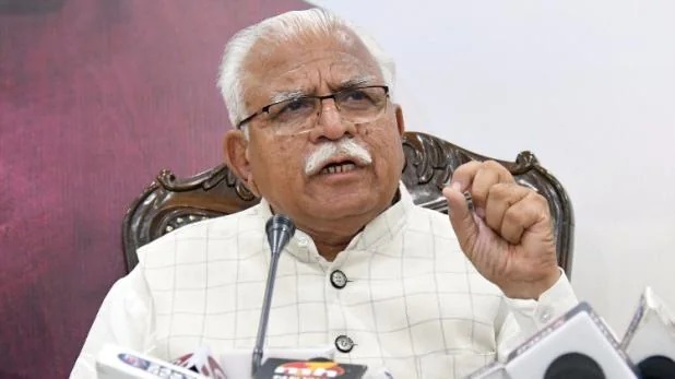 Haryana CM Manohar Lal Khattar Haryana CM Manohar Lal Khattar