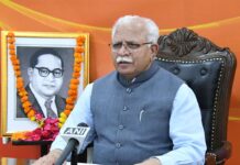 Haryana CM Manohar Lal Khattar