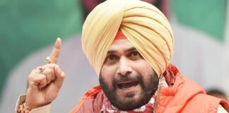 Punjab Congress President Navjot Singh Sidhu